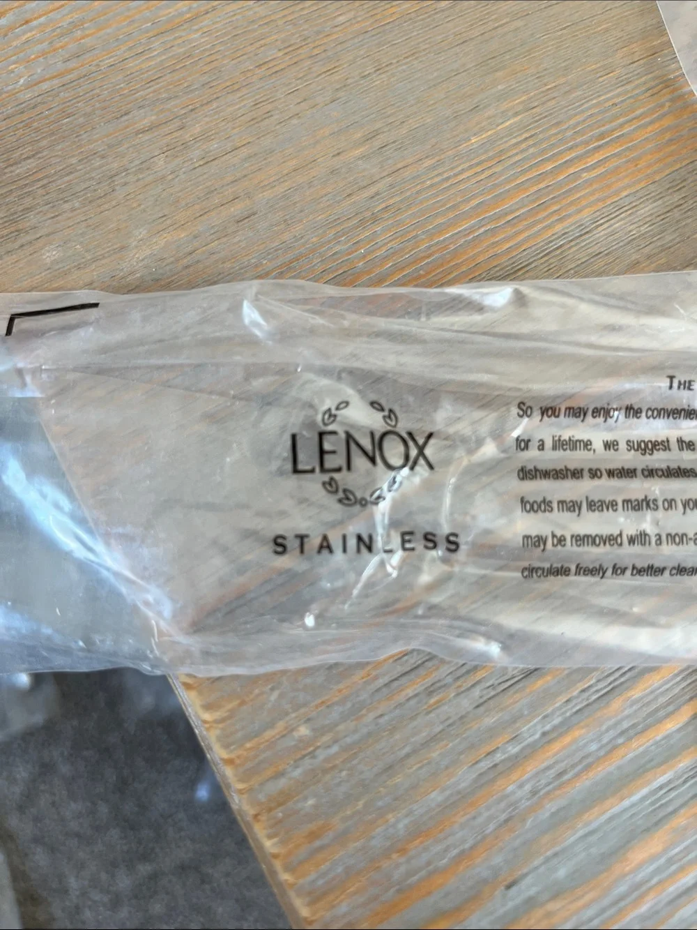 Lenox Park City Stainless 18/10 Serving Cold Meat Fork and Serving Spoon